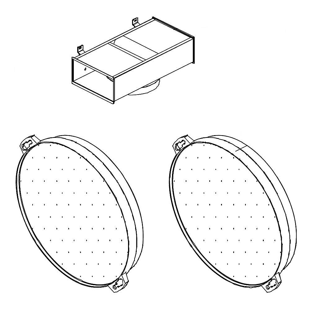 Part #5304482232, Range Hood Recirculation Kit / 9.30 x 9.20 x 7.90