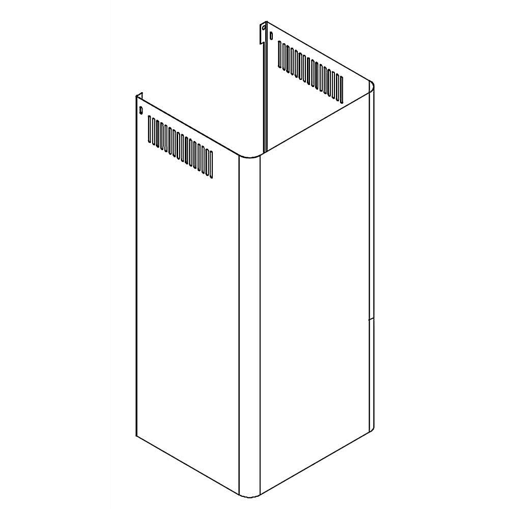 Part #5304482269, Range Hood Flue Extension / 38.00 x 15.00 x 15.00
