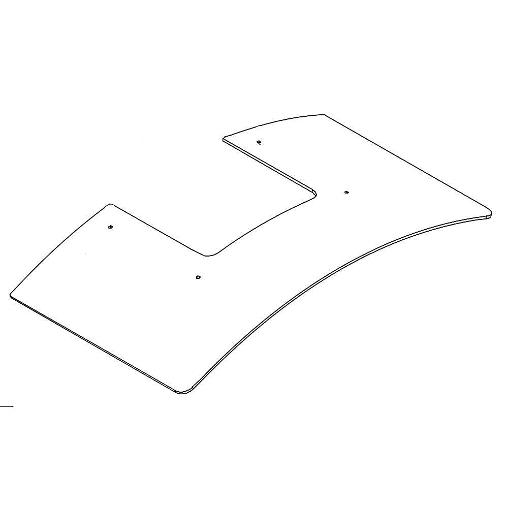 Part #5304482275, Range Hood Glass Canopy, 30-In / 30.00 x 20.00 x 3.00