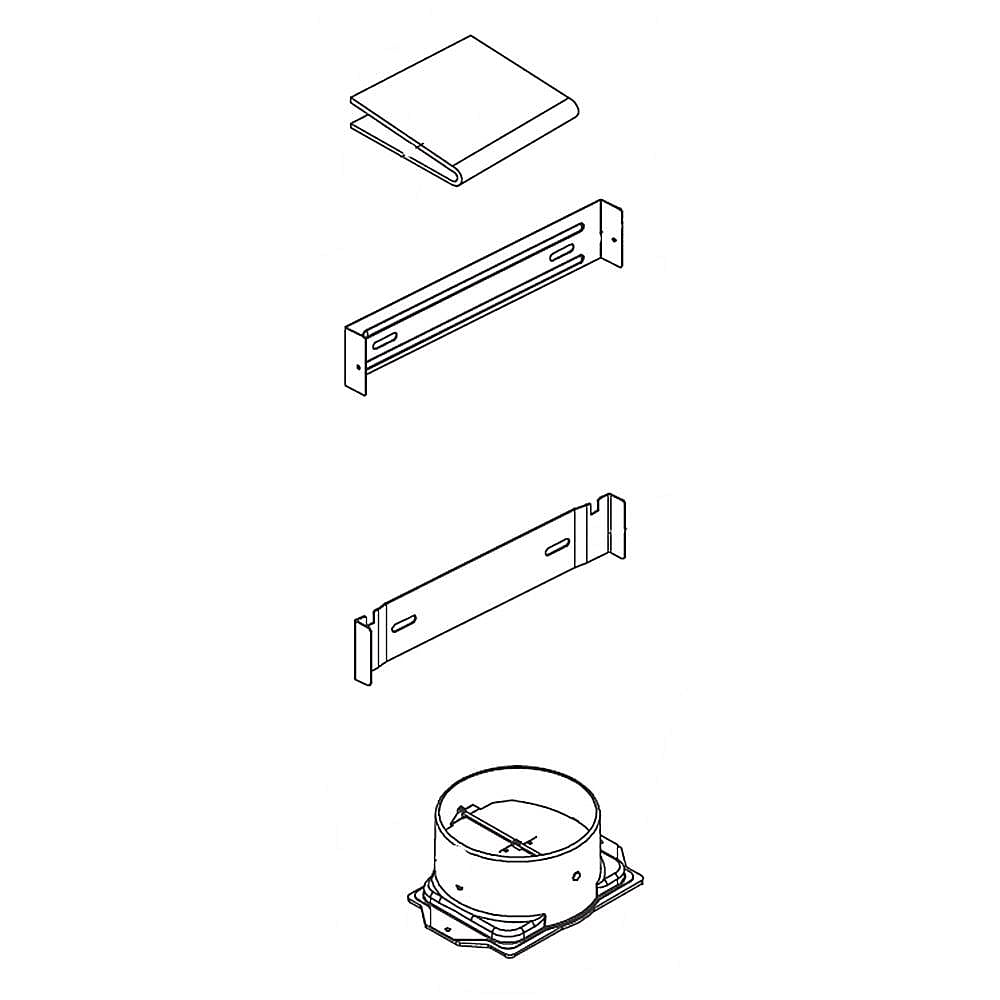 Part #5304485279, Range Hood Installation / 11.70 x 7.70 x 4.40