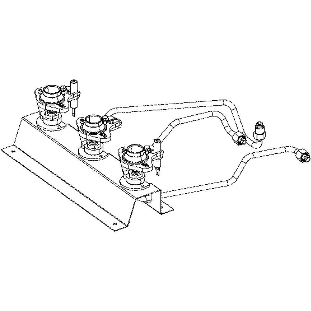 Kenmore Elite Part #5304485587, Holder Assembly | 16.50 x 15.80 x 5.10