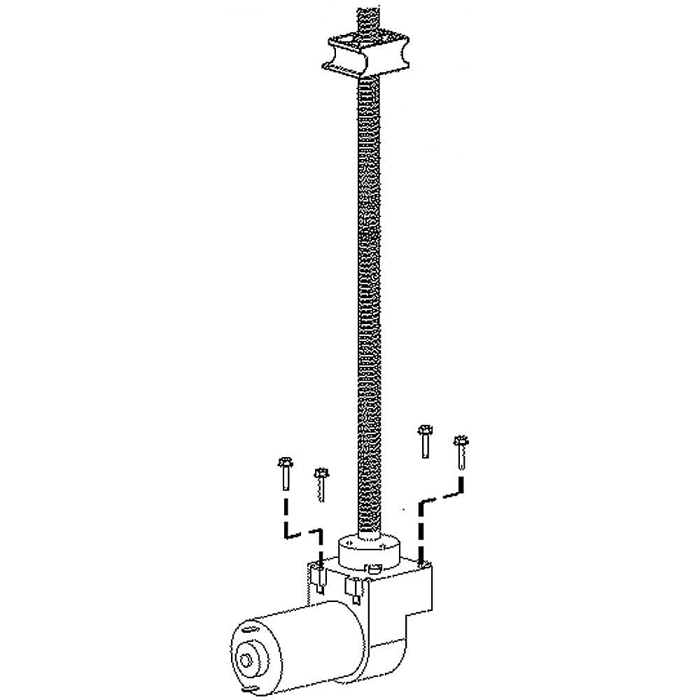 Electrolux Part #5304487430, Downdraft Vent Gear Motor Assembly | 18.60 x 15.00 x 3.60
