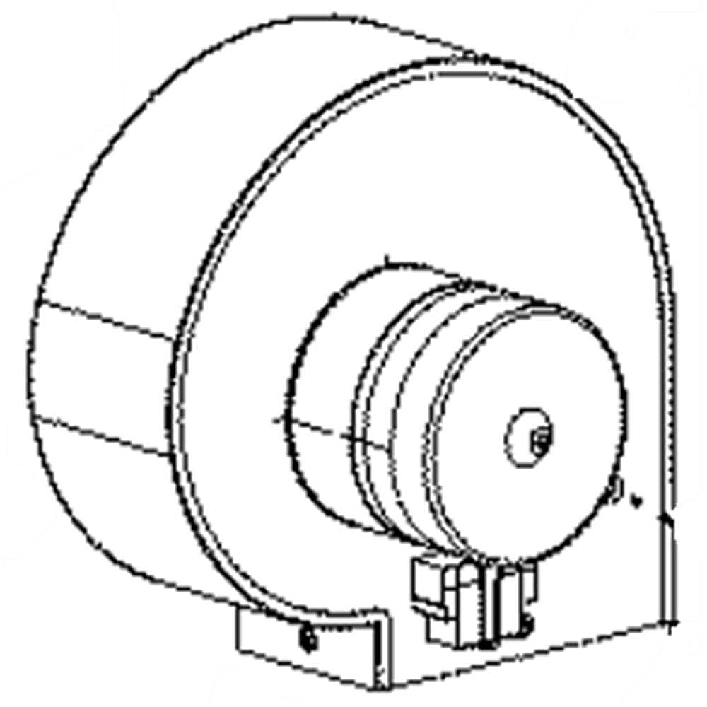 Frigidaire Part #5304487452, Range Downdraft Vent Blower Motor Assembly | 15.40 x 12.85 x 9.10