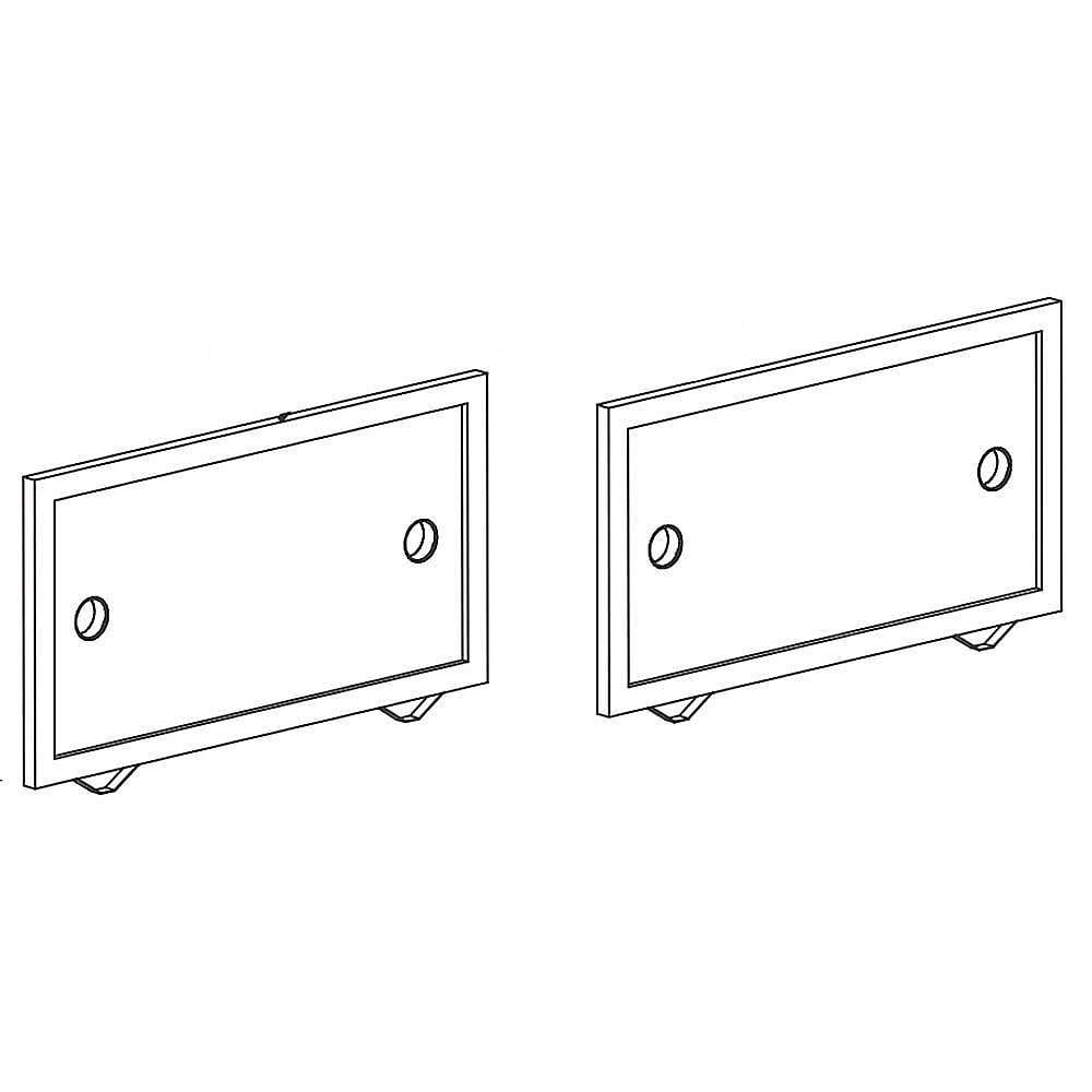 Frigidaire Part #5304487462, Downdraft Vent Grease Filter, 2-Pack | 10.50 x 10.40 x 10.40