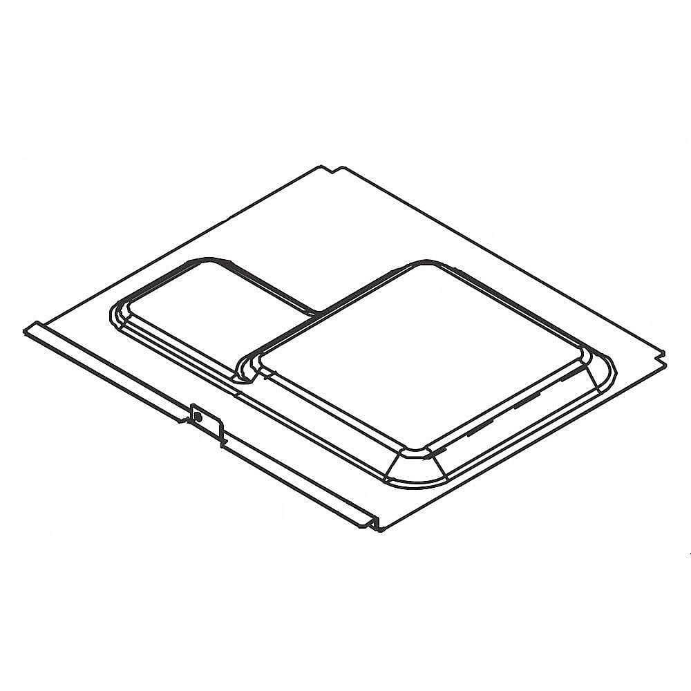 Part #5304488422, Microwave/hood Cover / 19.05 x 12.90 x 0.80