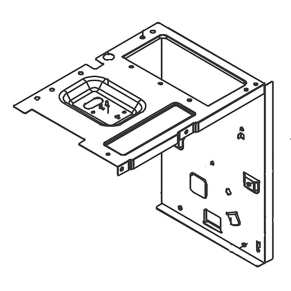 Part #5304488463, Microwave Vent Duct Cover / 9.70 x 9.35 x 6.70