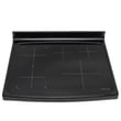 Range Main Top Assembly (black) for Electrolux CEI30IF4LSB - Part 5304490373
