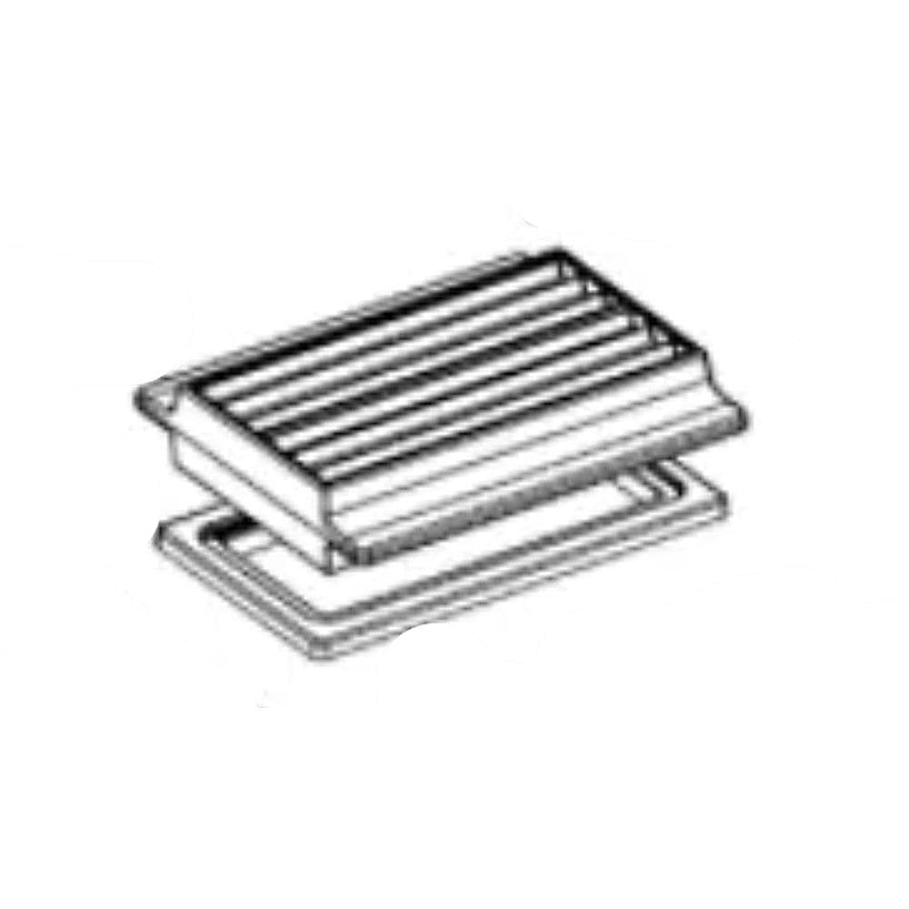 Kenmore Elite Part #5304492509, Cooktop Downdraft Vent Grille | 25.15 x 23.15 x 5.20