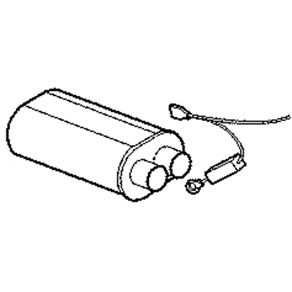 Part #5304493150, Microwave High-Voltage Capacitor / 3.40 x 2.95 x 0.45