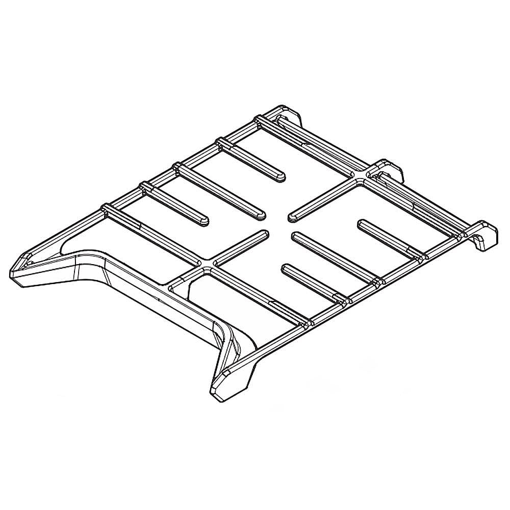 Electrolux Part #5304496023, Cooktop Burner Grate | 17.45 x 12.60 x 2.00