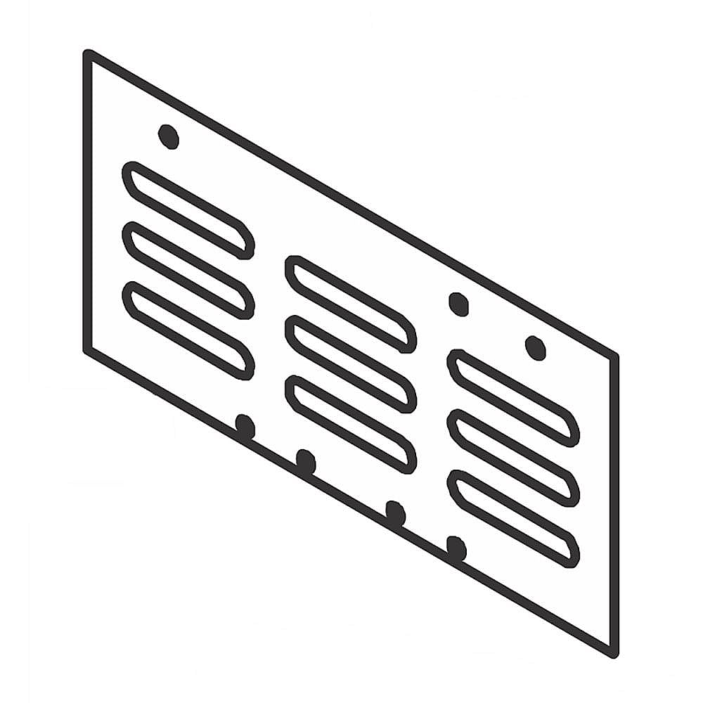 Kenmore Part #5304496125, Shield | 10.45 x 5.15 x 0.10