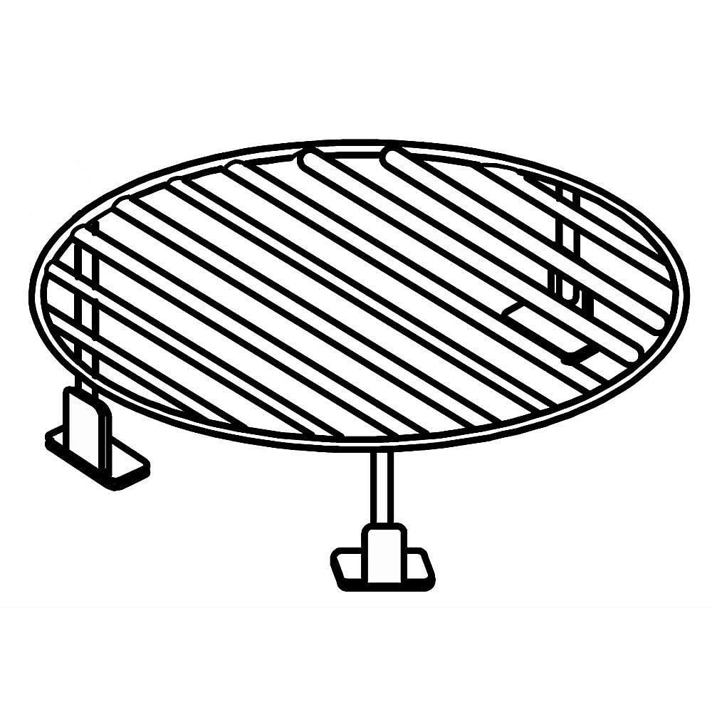 Kenmore Elite Part #5304498741, Microwave Round Cooking Rack | 18.10 x 12.45 x 7.35