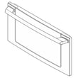 Microwave Door Outer Panel and Handle Assembly