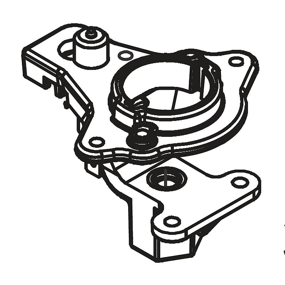 Cooktop Burner Igniter and Orifice Holder