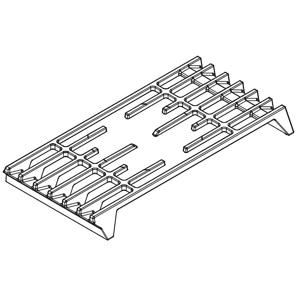 Part #5304500257, Cooktop Burner Grate, Center / 17.75 x 9.45 x 2.65