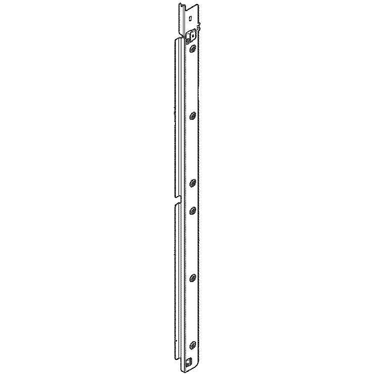 Part #5304500599, Electrolux Wall Oven Trim, Right (Black) / 49.50 x 2.50 x 0.75