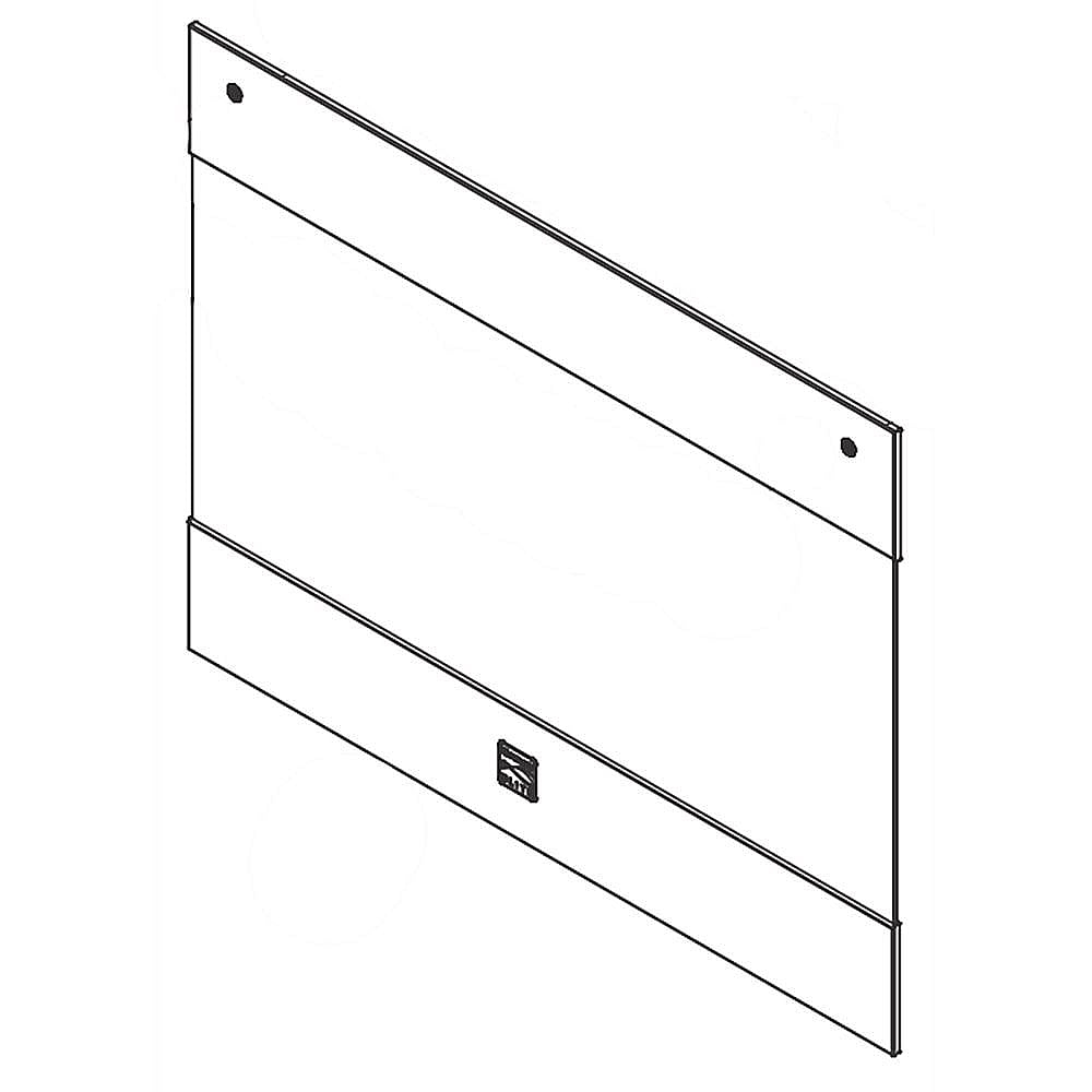 Kenmore Elite Part #5304501268, Wall Oven Door Outer Panel Assembly (Stainless) | 30.70 x 24.50 x 5.10