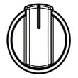 Knob for Frigidaire CPEH3077RFF - Part 5304502428