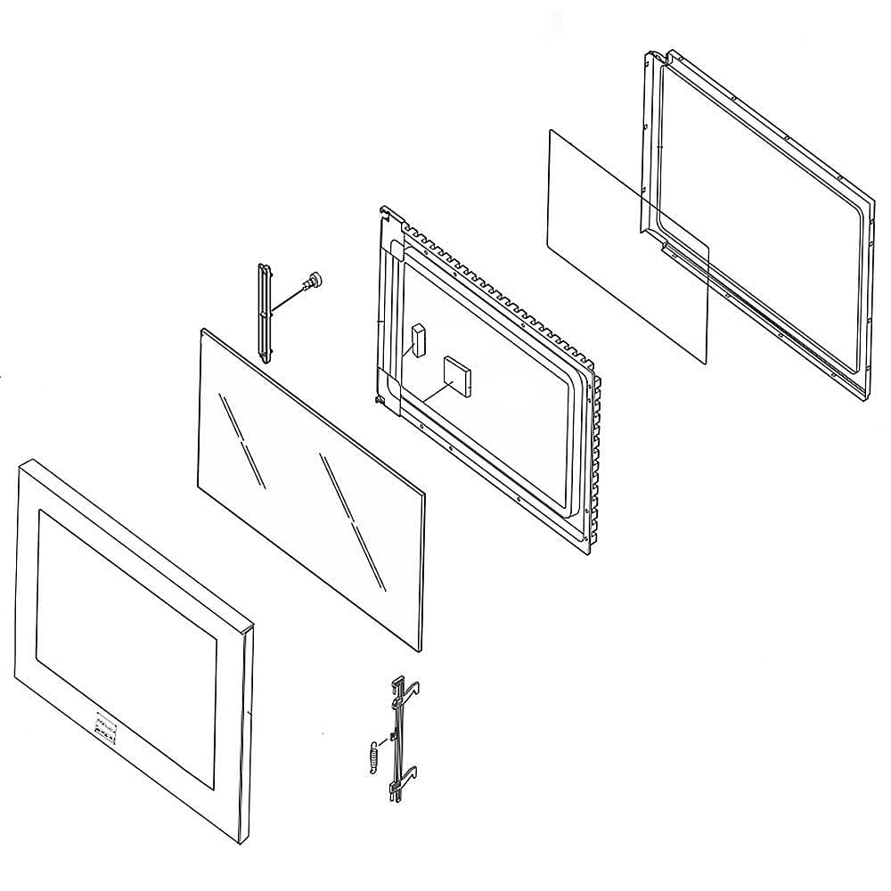 Frigidaire Part #5304503440, Door Assembly | 30.90 x 24.00 x 5.30