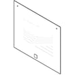 Wall Oven Door Outer Panel Assembly (black) for Kenmore 79040282410 - Part 5304504220