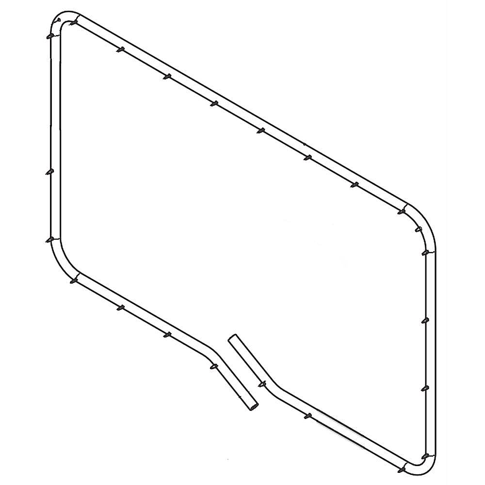 Kenmore Elite Part #5304504355, Range Oven Door Seal | 12.75 x 7.20 x 2.45