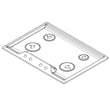 Cooktop Main Top (white) for Frigidaire FFGC3026SSB - Part 5304531778