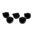 Range Surface Burner Knob Set (black) 5304506544