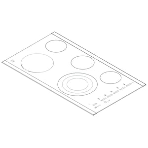 Cooktop Main Top Assembly (black) 5304507323
