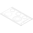 Cooktop Main Top Assembly (black) for Kenmore Elite 79045413411 - Part 5304507323