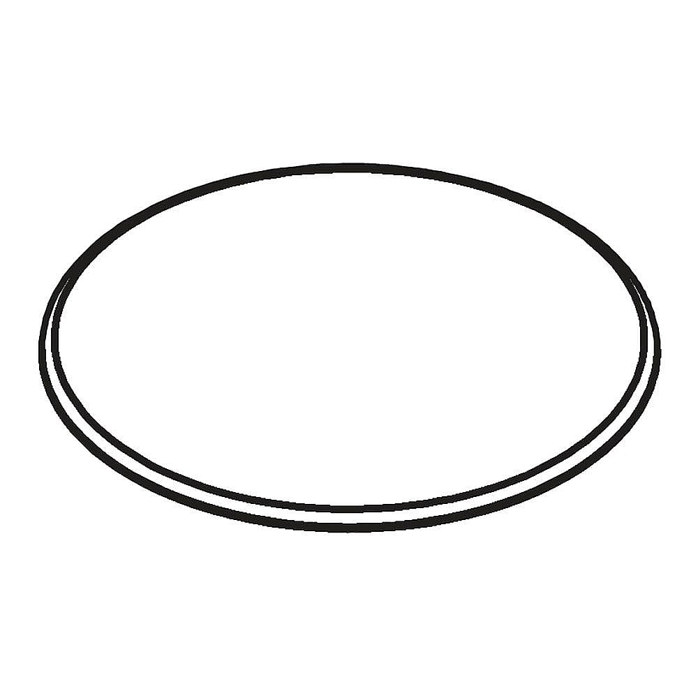 Part #5304508468, Kenmore Pro Cooktop Burner Cap (Black) (Replaces 316262104) / 3.75 x 3.75 x 0.40