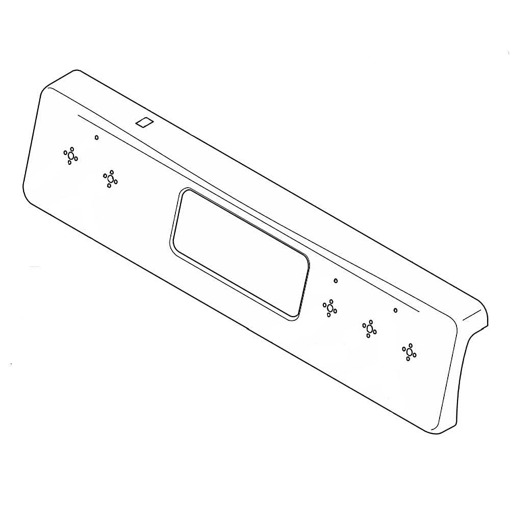 Frigidaire Part #5304509070, Range Control Panel (Black) | 29.38 x 7.50 x 2.50