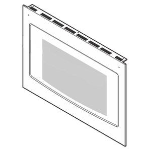 Wall Oven Door Outer Panel, Lower (dark Stainless) 5304509111