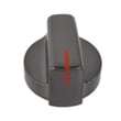 Range Surface Burner Knob (black Stainless) for Frigidaire CGEF3059TDE - Part 5304509239