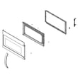 Microwave Door Assembly (bisque) for Frigidaire FFMV1645TWA - Part 5304509602