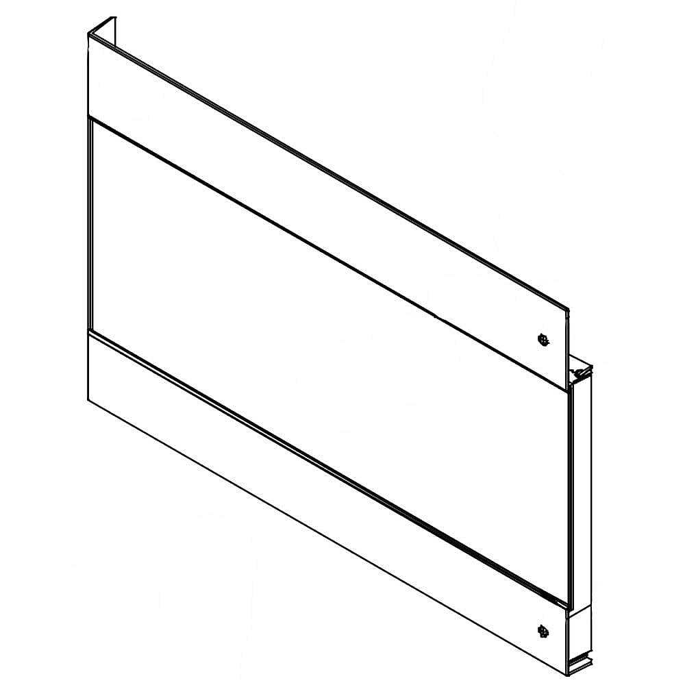 Part #5304509639, Microwave Door Outer Panel (Stainless) / 23.50 x 16.00 x 1.50