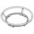Range Surface Burner Wok Ring for Electrolux E36DF76TPSB - Part 5304509823