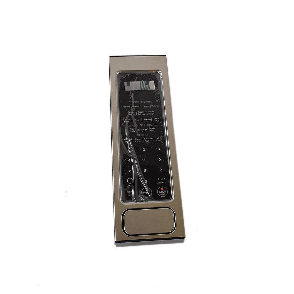 Part #5304509943, Wall Oven Microwave Control Panel Assembly (Black And Stainless) / 13.85 x 5.20 x 2.10