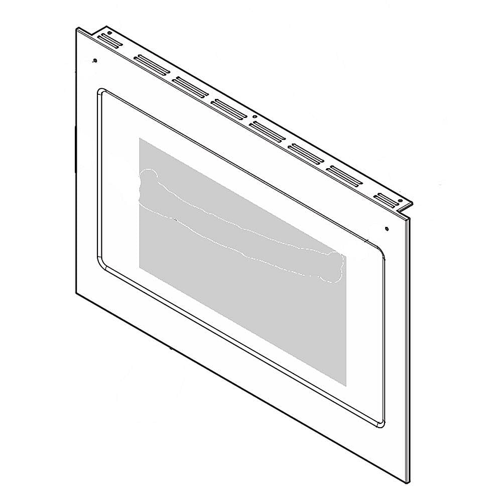 Part #5304510985, Wall Oven Lower Oven Door Outer Panel (Stainless) / 36.25 x 30.25 x 6.00