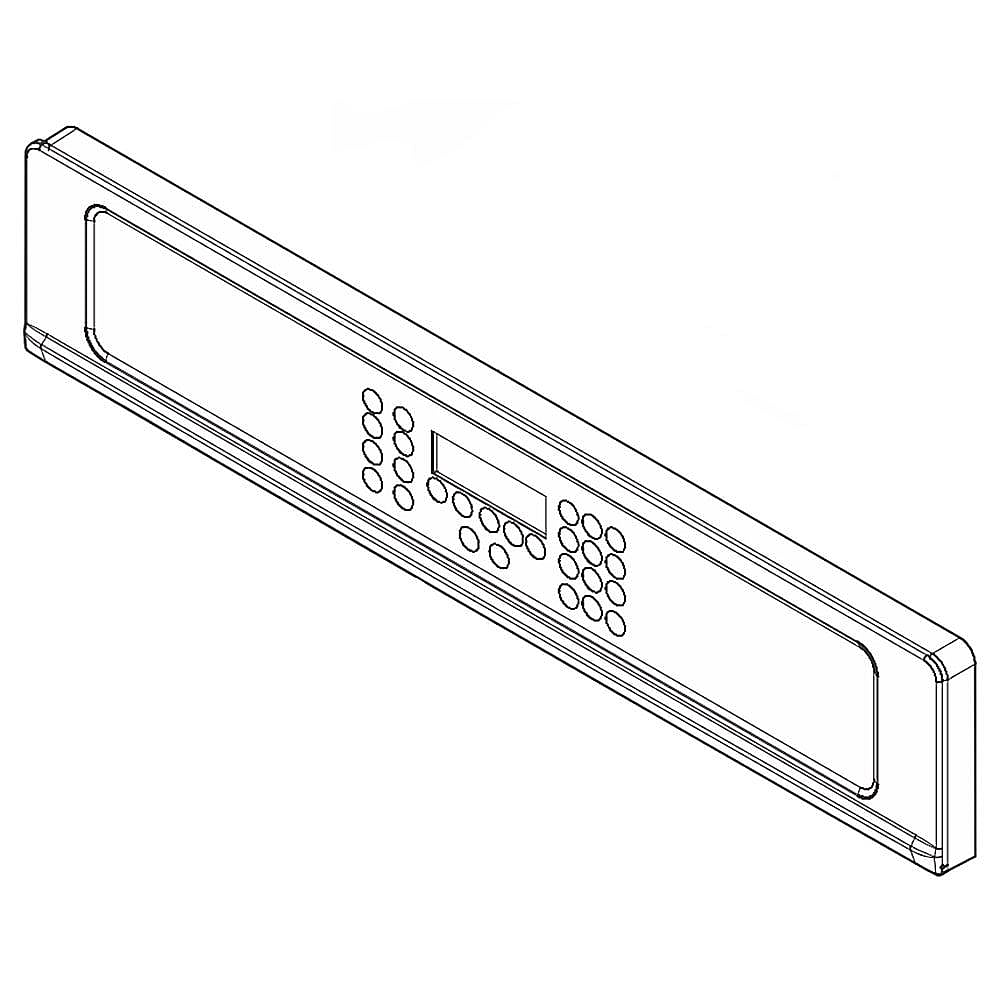 Part #5304510997, Control Panel Assembly, steel/glass , black Stainless, w/touch Pad / 30.00 x 5.75 x 1.12