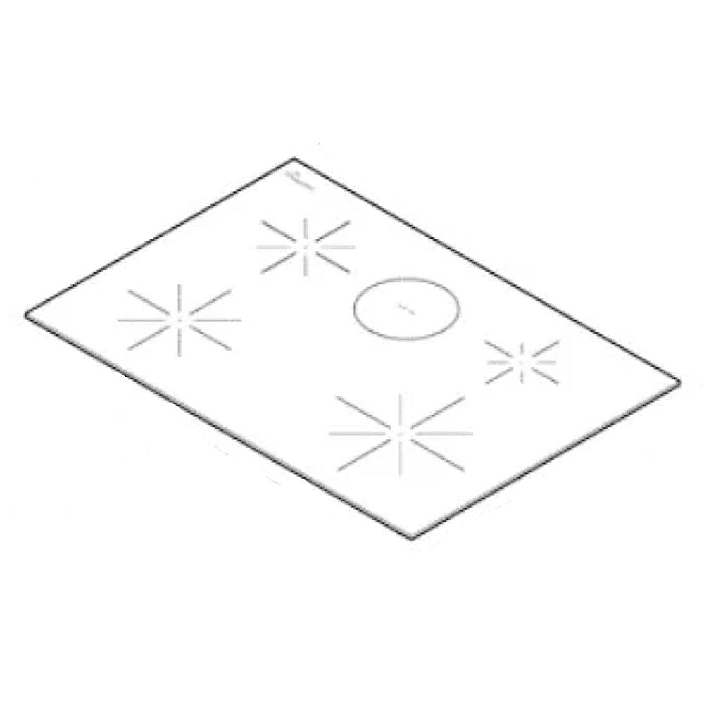 Frigidaire Part #5304511209, Range Main Top (Black) | 36.00 x 30.30 x 6.20