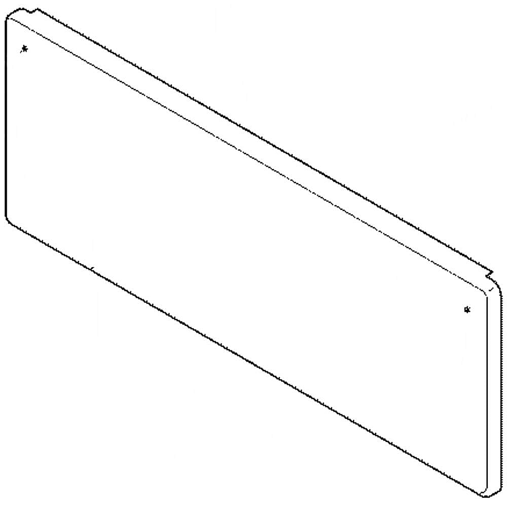 Part #5304512039, Range Storage Drawer Front Panel (Stainless) / 29.90 x 9.15 x 2.25