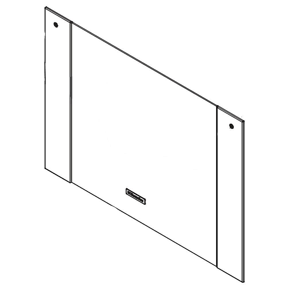 Electrolux Part #5304512257, Wall Oven Upper Oven Door Outer Panel (Stainless) | 35.80 x 30.20 x 6.00