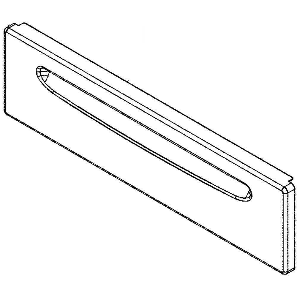 Part #5304513124, Tappan Range Storage Drawer Front Panel / 29.55 x 8.05 x 2.20