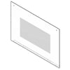 Range Oven Door Outer Panel Assembly (white) 5304513280