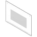 Range Oven Door Outer Panel Assembly (white) 5304513280