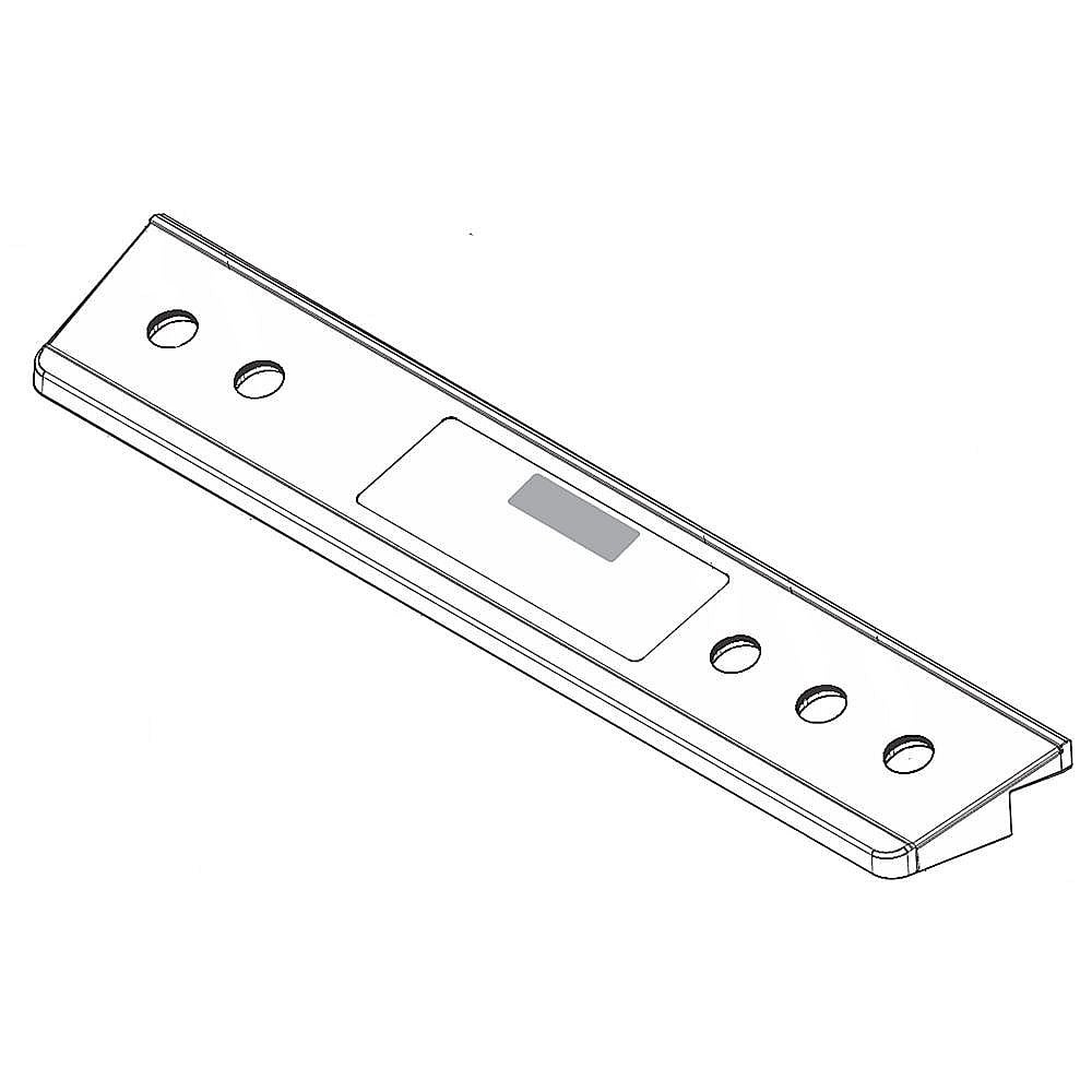 Range Control Panel Assembly (Black and Stainless)