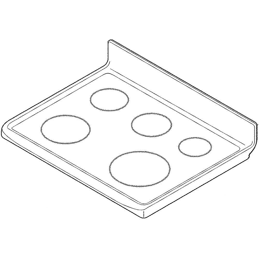 Kenmore Elite Part #5304513499, Range Main Top (Black)