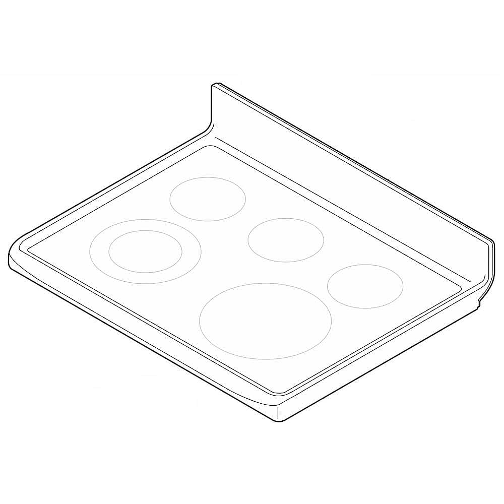Part #5304513964, Range Main Top