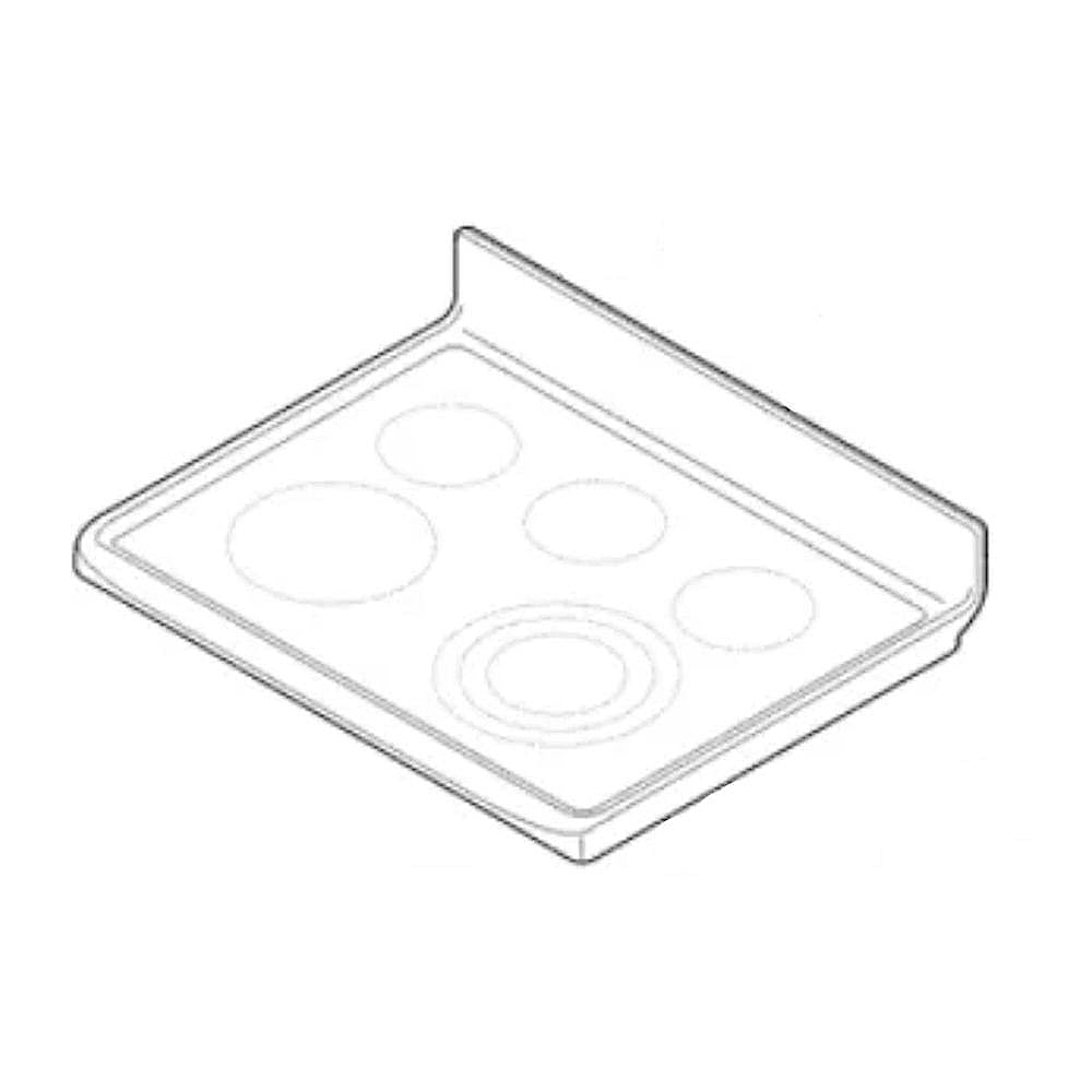 Kenmore Part #5304513966, Range Main Top Assembly (Black)