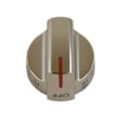 Range Surface Element Knob (stainless) for Frigidaire CLEH3054UFC - Part 5304514116
